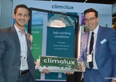 Alex Dekkers and Niels Damen of Climalux, which presented a new, in-house developed Power Supply Unit just before the fair.